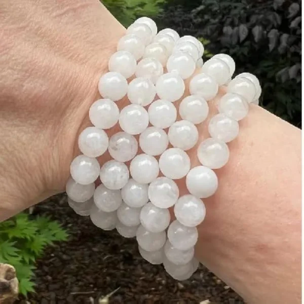 Milky White Quartz Bracelet - Image 2