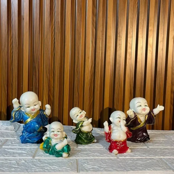 Laughing Buddha Set of 5
