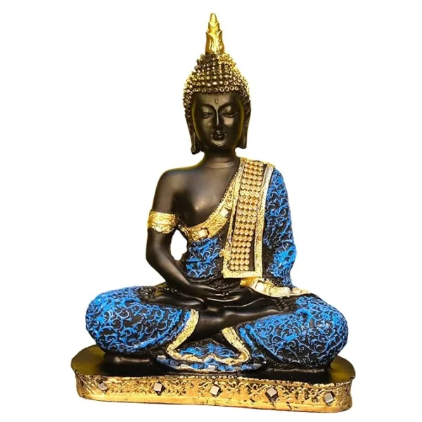 Blue Black Katora Buddha