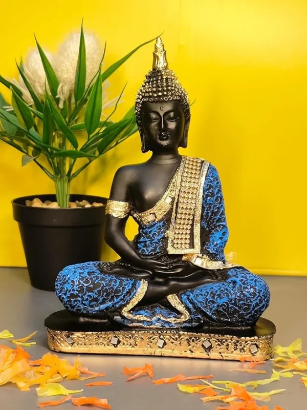 Blue Black Katora Buddha - Image 3