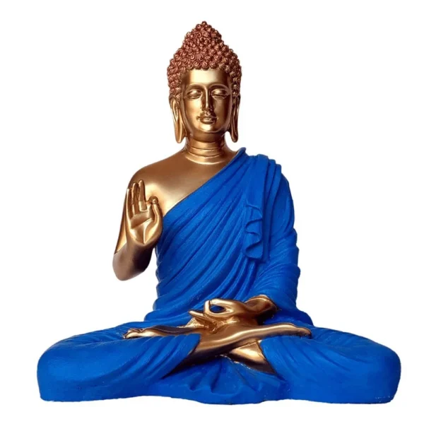 Blue Golden Katora Buddha