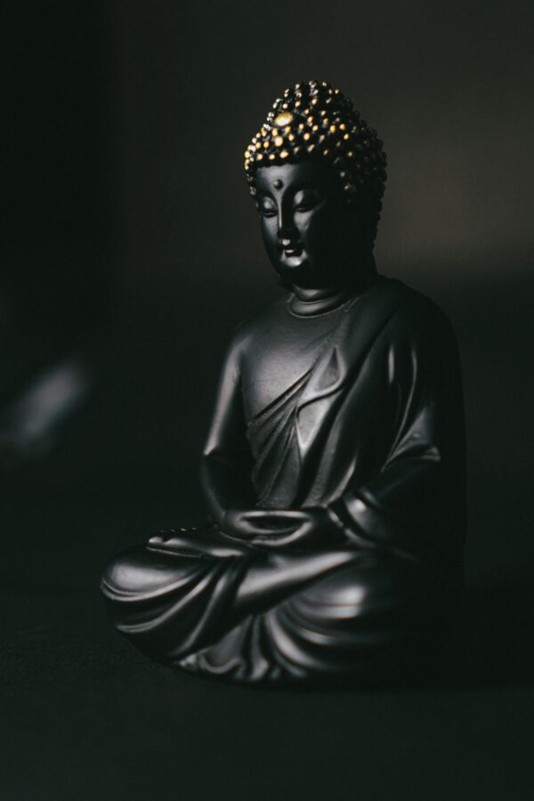 Black Katora Buddha