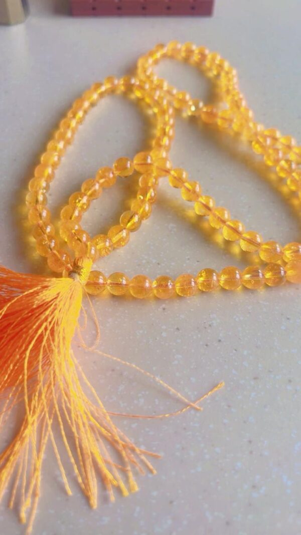 Citrine Beads Jap Mala - Image 3