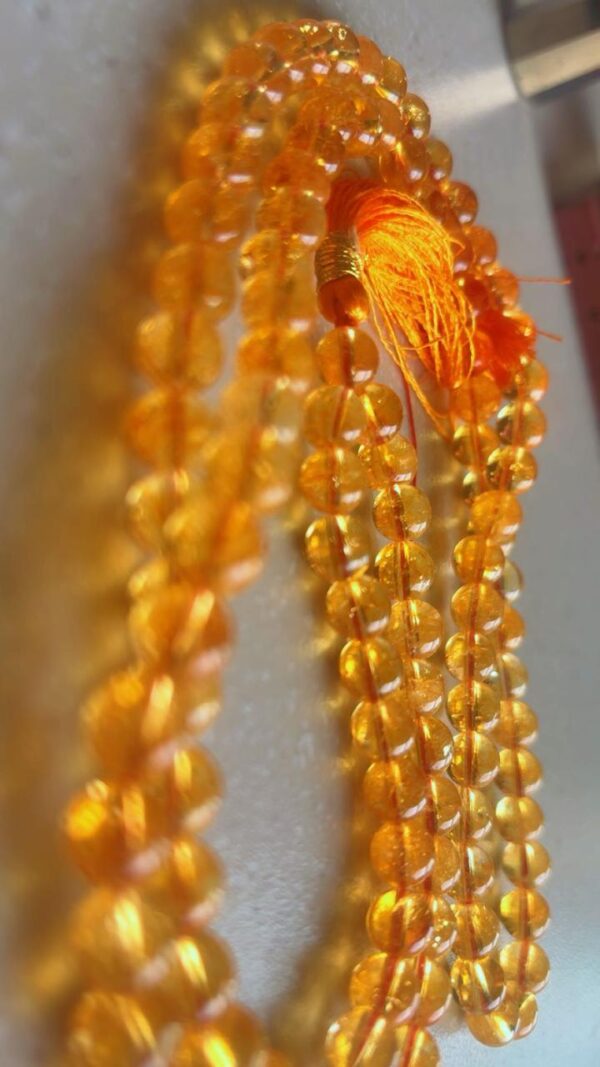 Citrine Beads Jap Mala - Image 4
