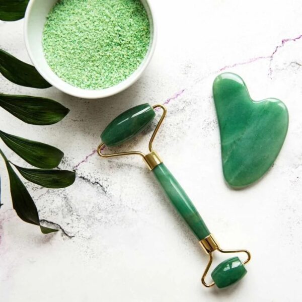 Natural Green Aventurine Face Roller - Image 2