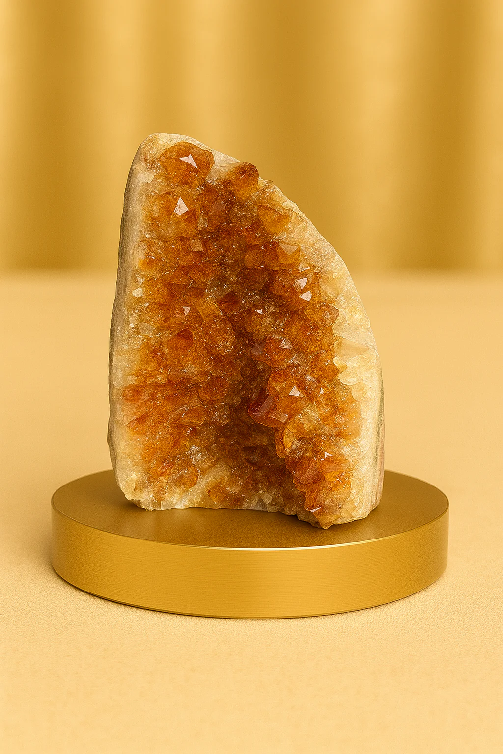 Citrine geode