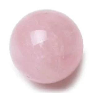 Rose quarts crystal ball
